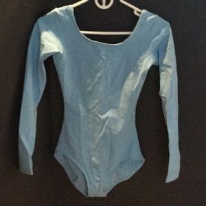 Light blue dance leotard